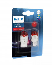 11065U30RB2 PHILIPS Žárovka LED (2ks) W21W RED (řada Ultinon Pro3000 SI) | 12V | 11065U30RB2 PHILIPS