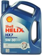 550046292 SHELL Motorový olej Helix HX7 Professional AV 5W-30 - 5 litrů | 550046292 SHELL