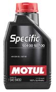 106374 MOTUL Motorový olej SPECIFIC 504 00/507 00 0W-30 - 1 litr | 106374 MOTUL