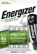E300626600 ENERGIZER Nabíjecí baterie AAA Power Plus 700 mAh (HR03) - 4 ks | E300626600 ENERGIZER